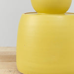 MH Ceramics Home Kitchen Containers Extra Large Stash Jar in Saffron Saffron / 6" D X 10" H