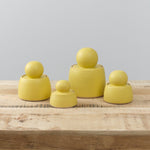 MH Ceramics Home Kitchen Containers Large Stash Jar in Saffron Saffron / 5.25" D X 8" H