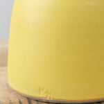 MH Ceramics Home Kitchen Containers Large Stash Jar in Saffron Saffron / 5.25" D X 8" H