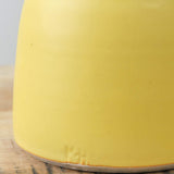 MH Ceramics Home Kitchen Containers Large Stash Jar in Saffron Saffron / 5.25" D X 8" H
