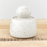 MH Ceramics Home Kitchen Containers Medium Stash Jar in Alabaster Alabaster / 4.5" D X 6" H