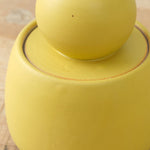 MH Ceramics Home Kitchen Containers Medium Stash Jar in Saffron Saffron / 4.5" D X 6" H