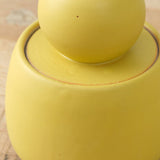 MH Ceramics Home Kitchen Containers Medium Stash Jar in Saffron Saffron / 4.5" D X 6" H