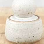 MH Ceramics Home Kitchen Containers Mini Stash Jar in Alabaster Alabaster / 3.5" D X 4.5" H