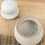 MH Ceramics Home Kitchen Containers Mini Stash Jar in Alabaster Alabaster / 3.5" D X 4.5" H