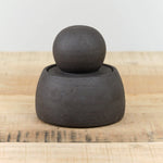 MH Ceramics Home Kitchen Containers Mini Stash Jar in Charcoal Charcoal / 3.5" D X 4.5" H
