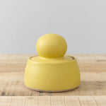 MH Ceramics Home Kitchen Containers Mini Stash Jar in Saffron Saffron / 3.5" D X 4.5" H