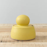 MH Ceramics Home Kitchen Containers Mini Stash Jar in Saffron Saffron / 3.5" D X 4.5" H