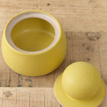MH Ceramics Home Kitchen Containers Mini Stash Jar in Saffron Saffron / 3.5" D X 4.5" H