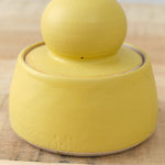 MH Ceramics Home Kitchen Containers Mini Stash Jar in Saffron Saffron / 3.5" D X 4.5" H