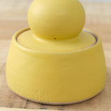 MH Ceramics Home Kitchen Containers Mini Stash Jar in Saffron Saffron / 3.5" D X 4.5" H