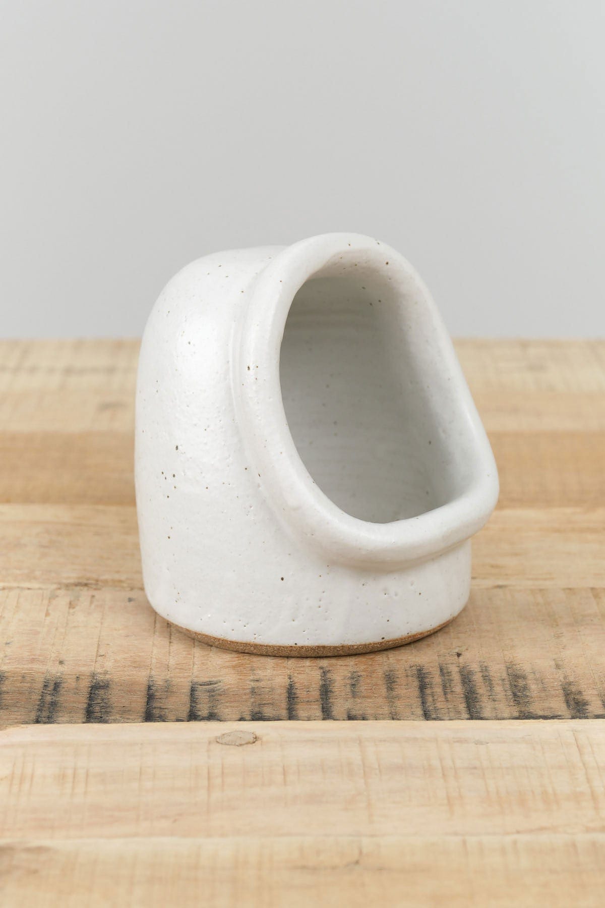 MH Ceramics Home Kitchen Containers Salt Keeper Alabaster / 5" H X 4" Dia