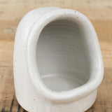MH Ceramics Home Kitchen Containers Salt Keeper Alabaster / 5" H X 4" Dia