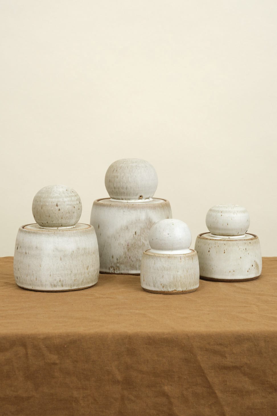 Small Stash Jar in Alabaster by MH Ceramics