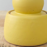 MH Ceramics Home Kitchen Containers Small Stash Jar in Saffron Saffron / 4" D X 5" H