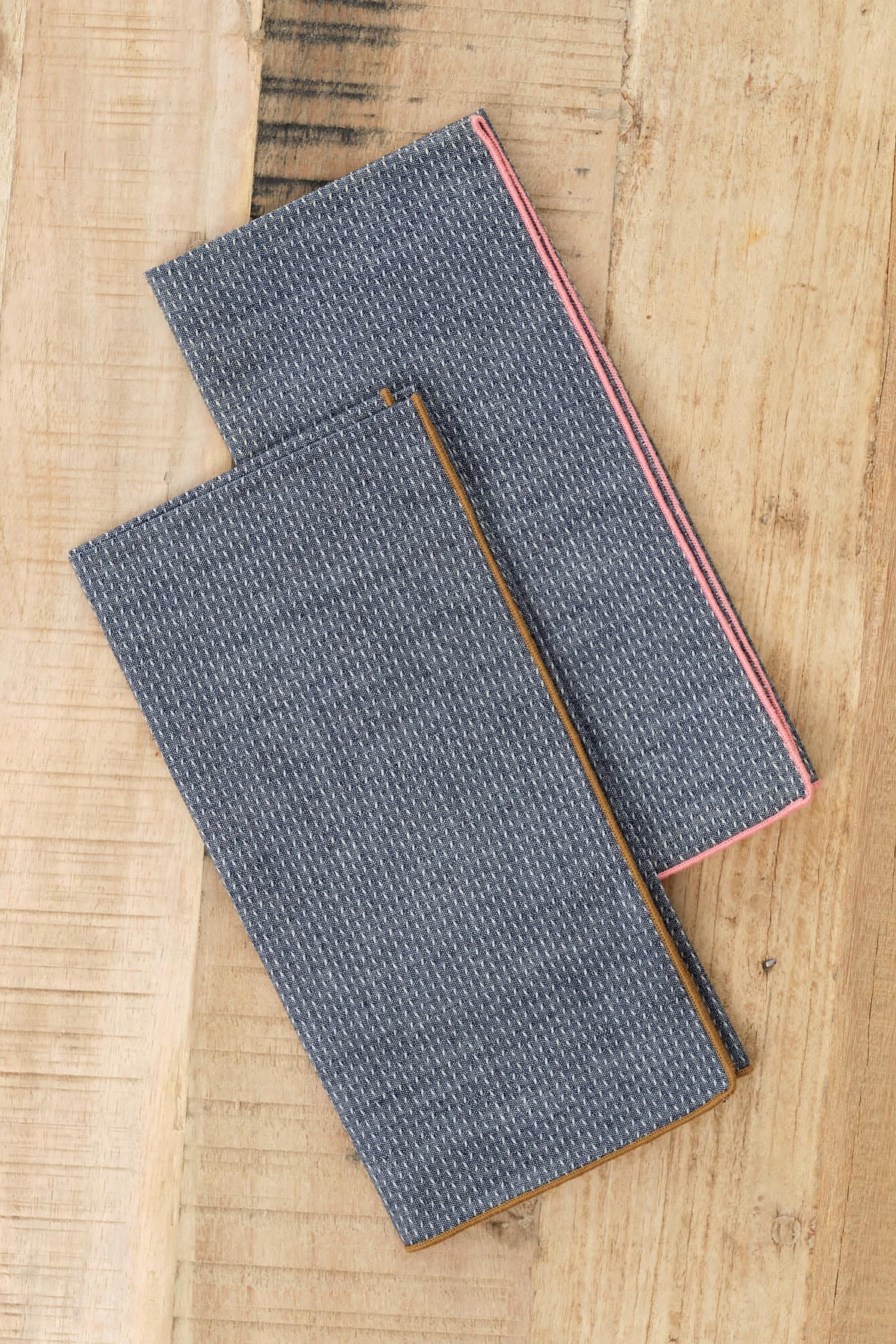 Mi Cocina Home Kitchen Napkins Dobby Chambray Napkin