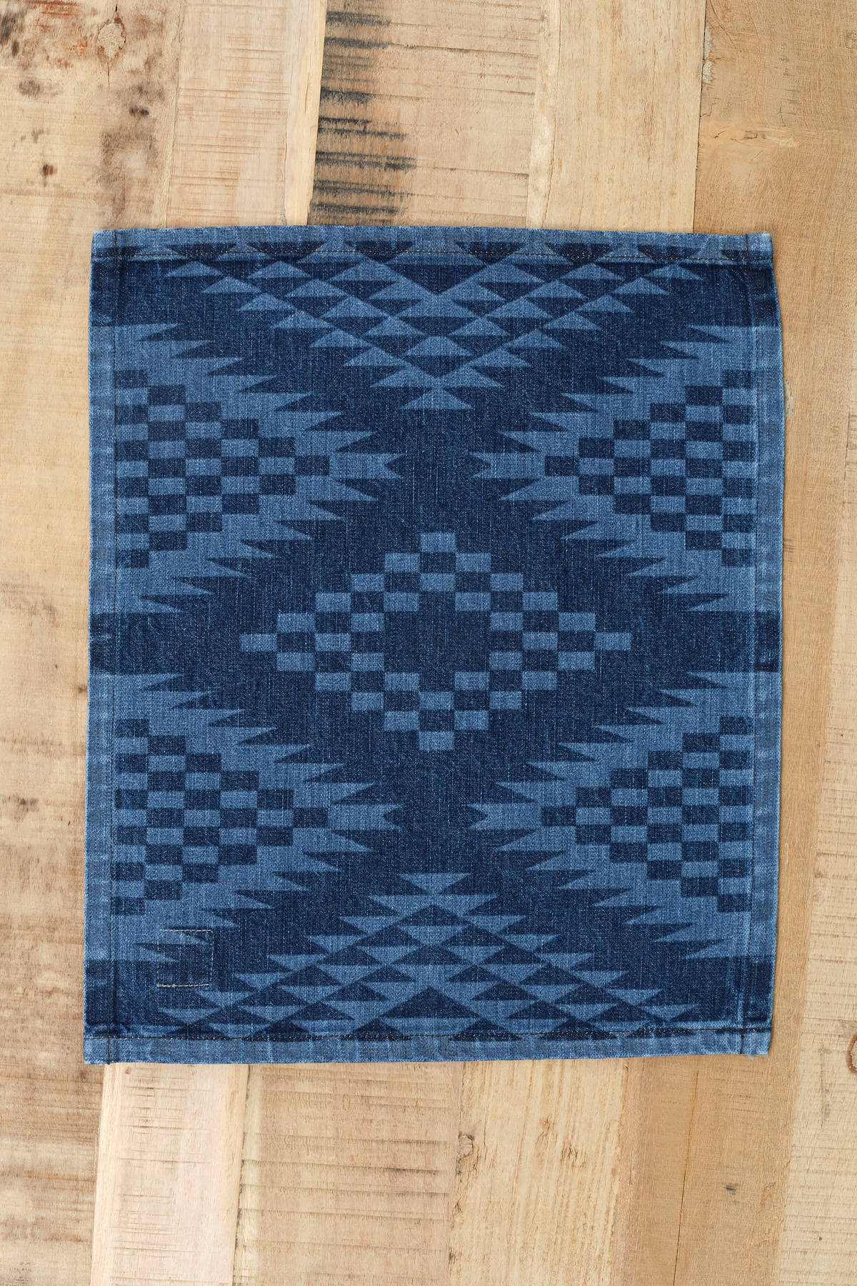 Mi Cocina Home Kitchen Placemats Indigo Denim Placemat Campfire / 14" X 18"