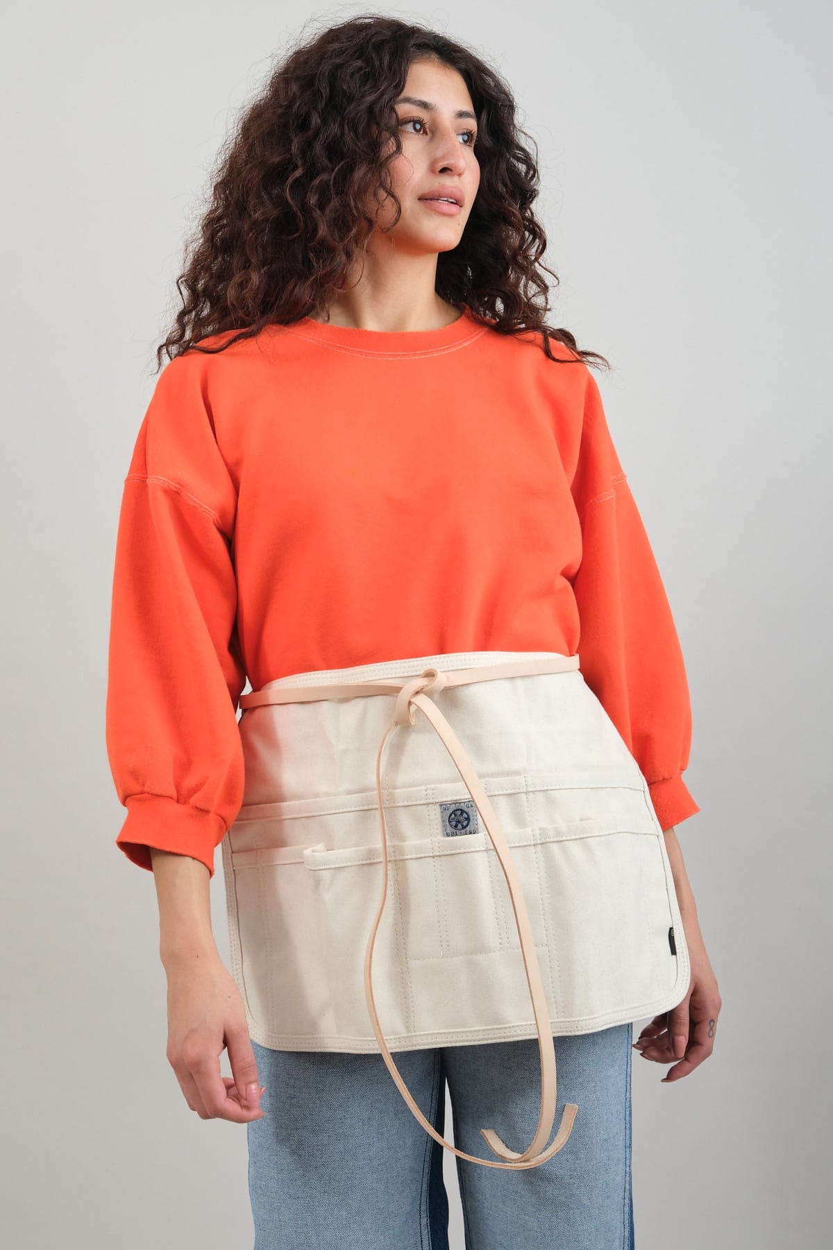 Mi Cocina Home Kitchen Aprons The Work Apron Natural Canvas / One Size