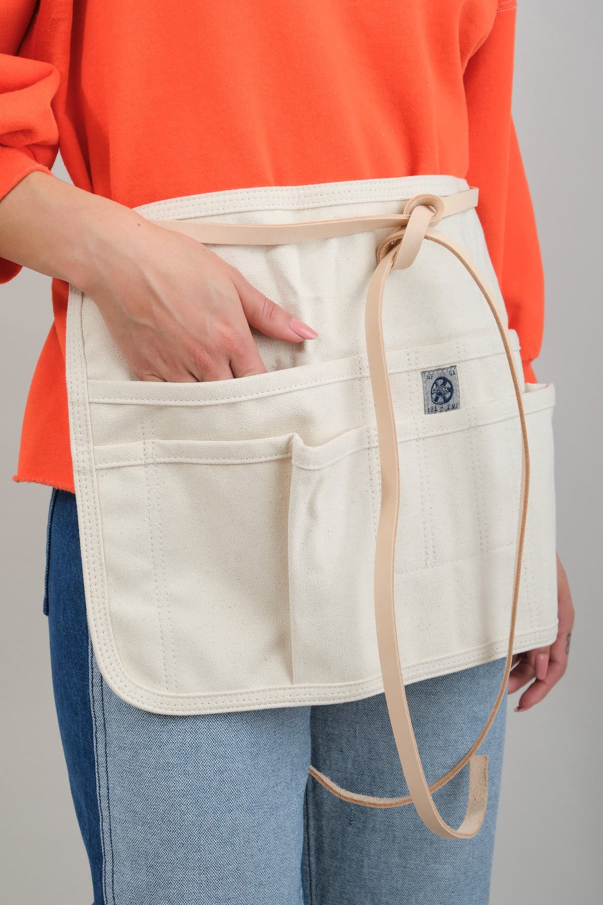 Mi Cocina Home Kitchen Aprons The Work Apron Natural Canvas / One Size