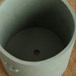 Rami Kim Studio Home Planters Mini Face Planter in Mongolian Green Mongolian Green