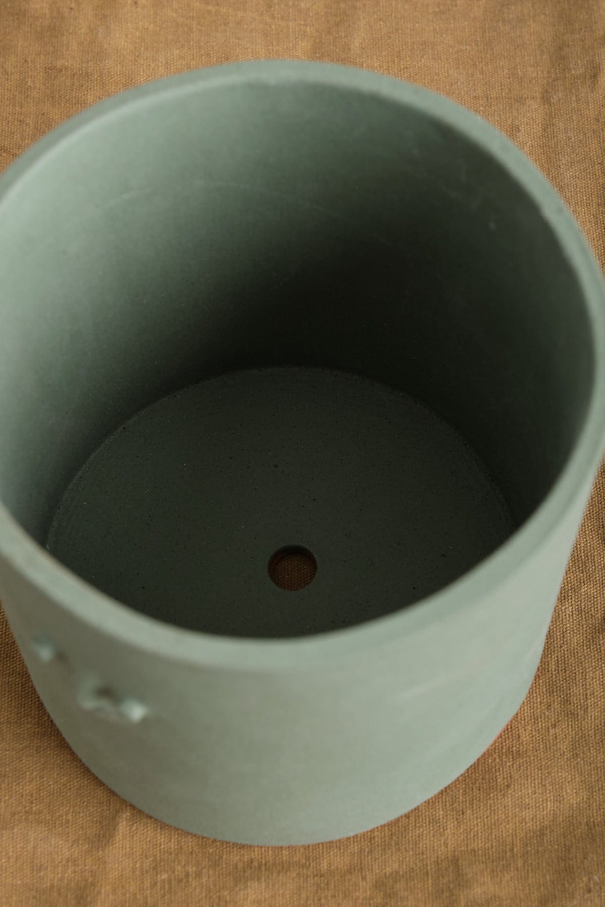 Rami Kim Studio Home Planters Mini Face Planter in Mongolian Green Mongolian Green
