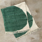 Minna Home Throws Arc Throw in Jade Jade / 60" L X 50" W