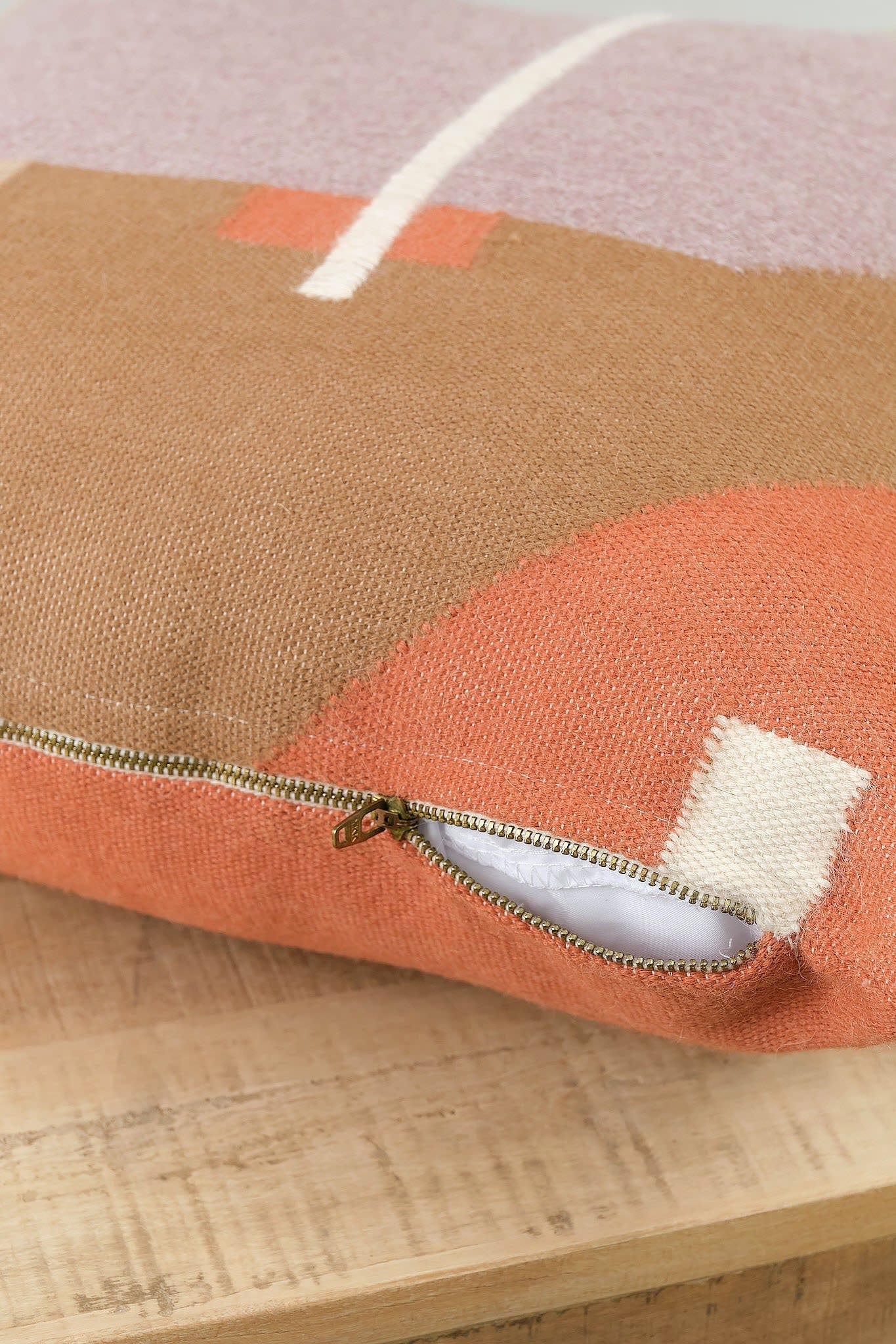 Minna Home Pillows Julie Pillow in Terracotta Terracotta / 18" X 18"
