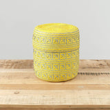 Minna Home Baskets Medium Oaxacan Woven Basket in Gold Gold / 11" Dia X 12" H