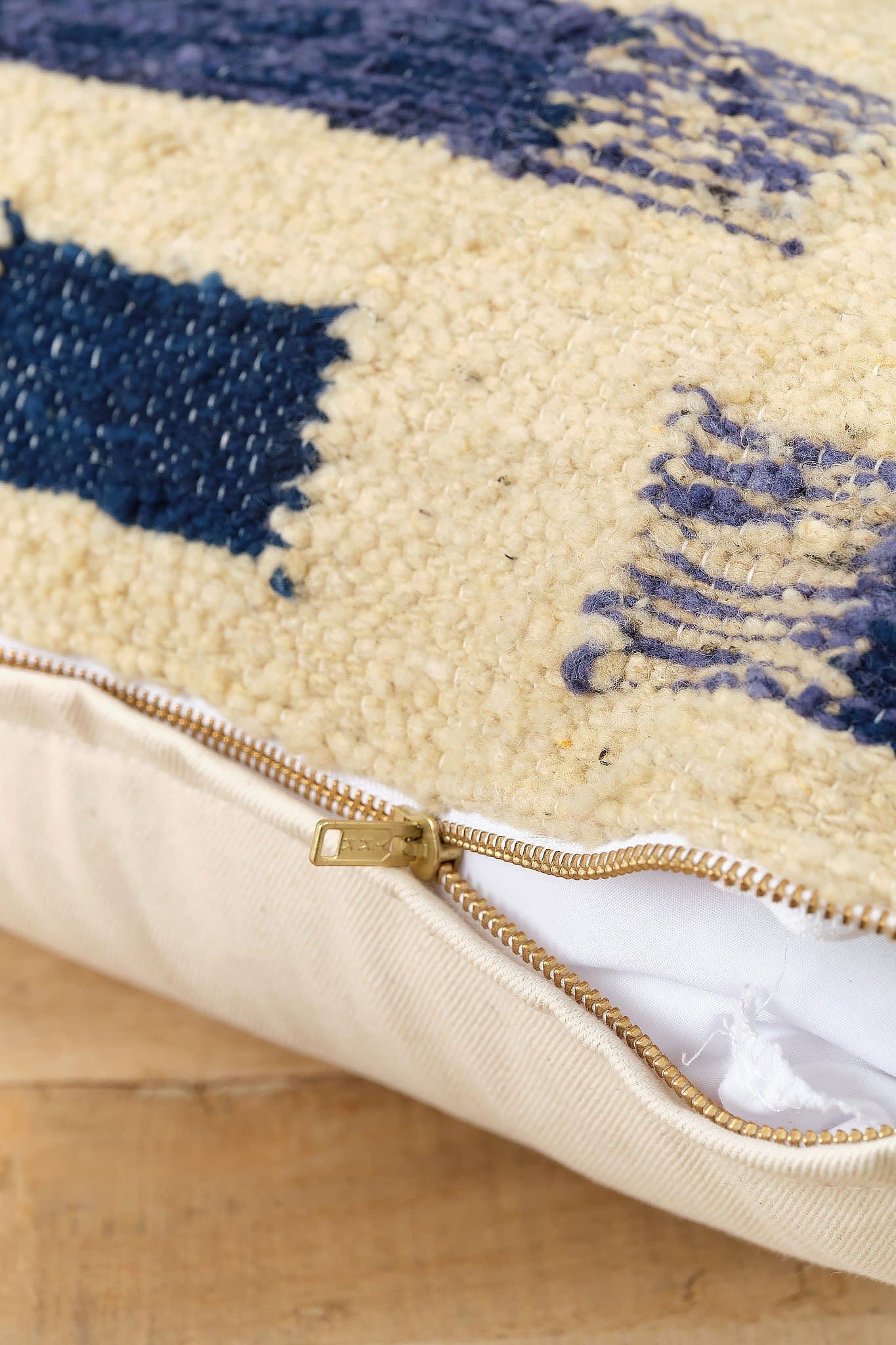 Minna Home Pillows Shadow Pillow in Indigo Indigo / 20" X 20"