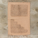 Minna Home Rugs Steps Mat in Beige Beige / 33" L X 21" W