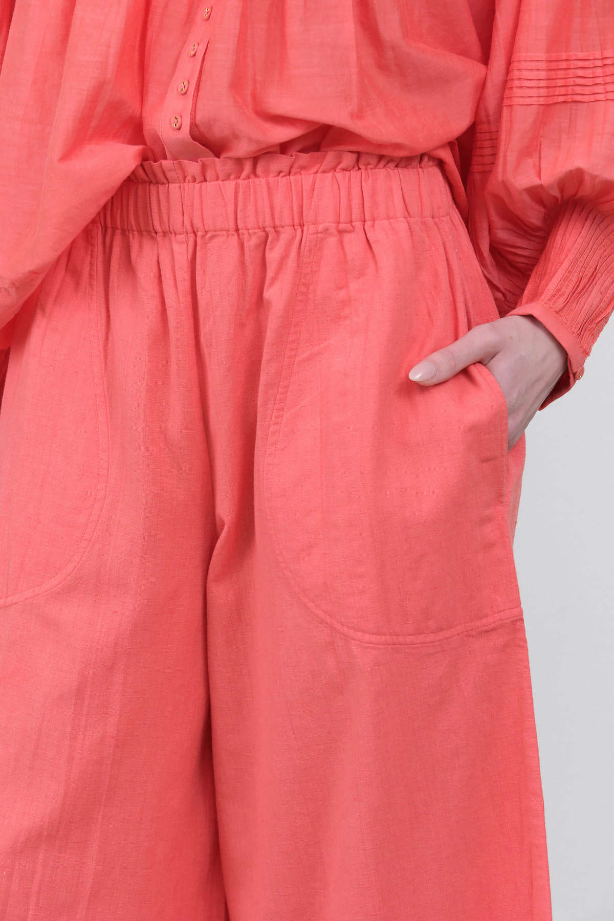 Pocket view of Mirth Pant in Coral