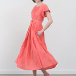 Mirth Apparel Womens Dresses Vienna Maxi Dress in Coral Coral / XSmall