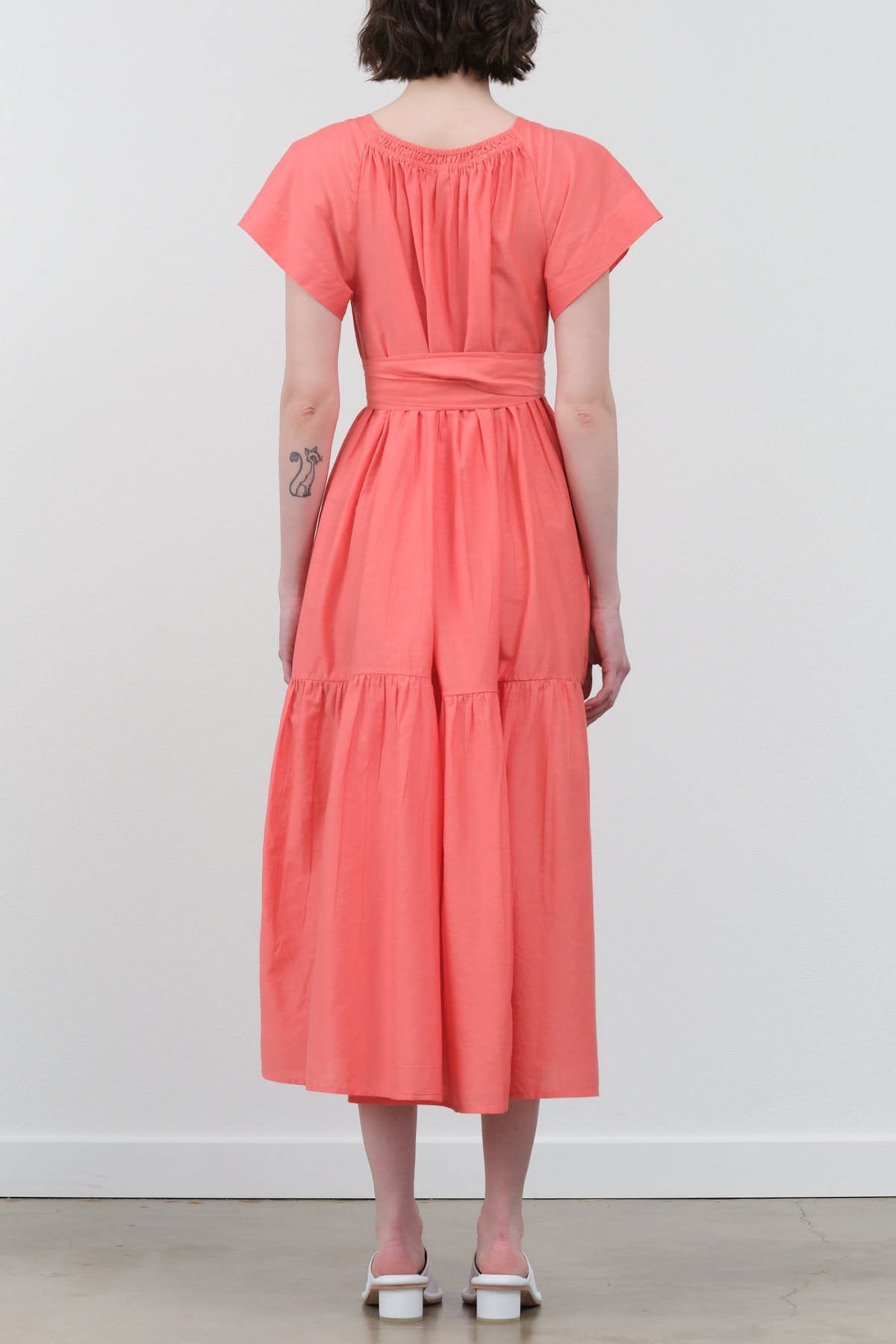 Mirth Apparel Womens Dresses Vienna Maxi Dress in Coral