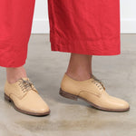Moma Shoes Accessories Womens Shoes Lace up Leather Shoes in Deer Deer / 35