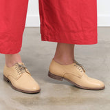 Moma Shoes Accessories Womens Shoes Lace up Leather Shoes in Deer Deer / 35