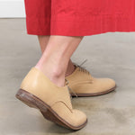 Moma Shoes Accessories Womens Shoes Lace up Leather Shoes in Deer