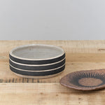 MQuan Home Kitchen Serving Small Dog Bowl in Rings Black Rings Black