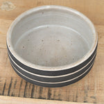 MQuan Home Kitchen Serving Small Dog Bowl in Rings Black Rings Black