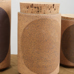 Tucker Stoneware MQuan Medium canister in Medium Brown