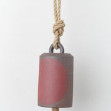 MQuan Art Ceramics Medium Tall Thrown Bell in Tucker Sun & Red Tucker Sun & Red / 7.75" H X 4.75" Dia