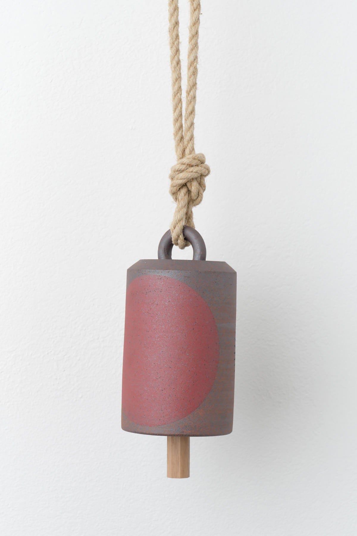 MQuan Art Ceramics Medium Tall Thrown Bell in Tucker Sun & Red Tucker Sun & Red / 7.75" H X 4.75" Dia