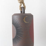 MQuan Art Ceramics Medium Tall Thrown Bell in Tucker Sun & Red Tucker Sun & Red / 7.75" H X 4.75" Dia