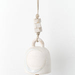 MQuan Art Ceramics Small Round Thrown Bell in Crescent Crescent / 5" D X 4.25" H