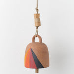 MQuan Art Ceramics Small Round Thrown Bell in Tucker Prism Tucker Prism / 5" H X 4.5" Dia