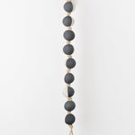 MQuan Art Ceramics Garland 9 Black and White / 54" L