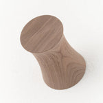 MQuan Home Objects Wood Round Wall Mount in Walnut Walnut