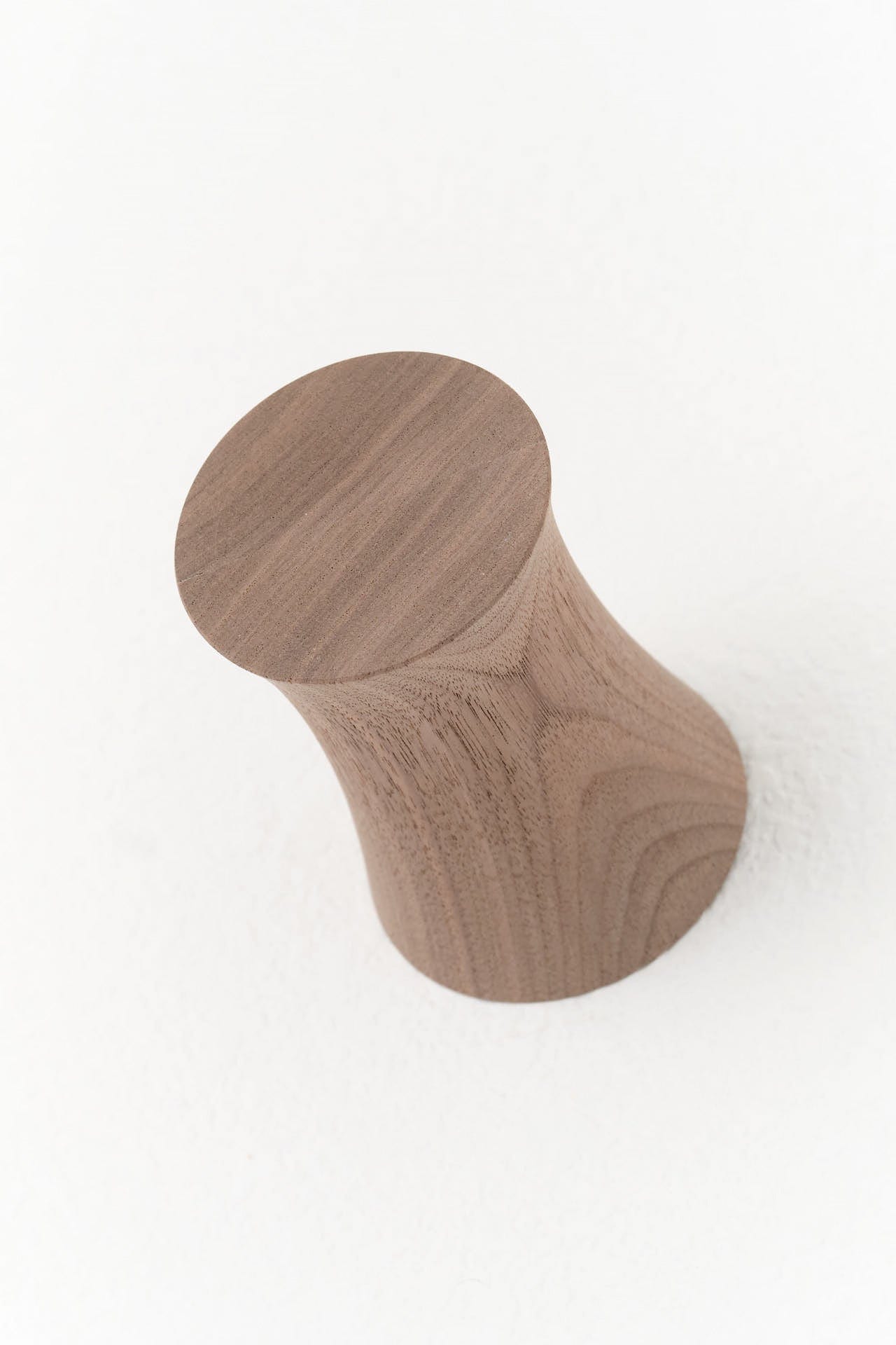 MQuan Home Objects Wood Round Wall Mount in Walnut Walnut