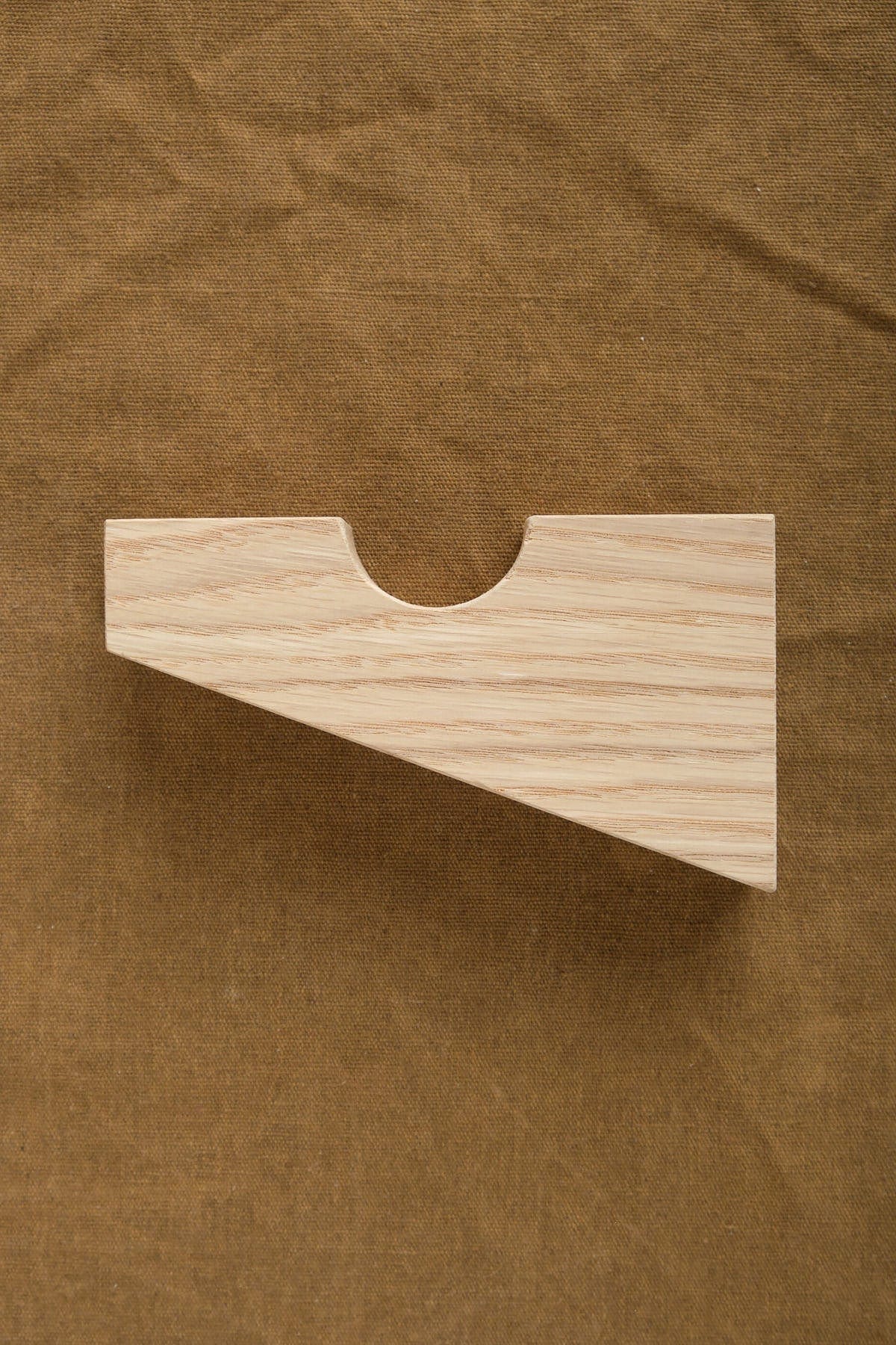 MQuan Home Objects 5" Wood Square Notched Wall Mount Bracket White Oak / 5"