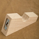 MQuan Home Objects 5" Wood Square Notched Wall Mount Bracket White Oak / 5"