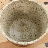 Mt. Washington Pottery Home Planters 10" Fern Planter Raw Clay/Speckled White / 10" Dia X 10" H